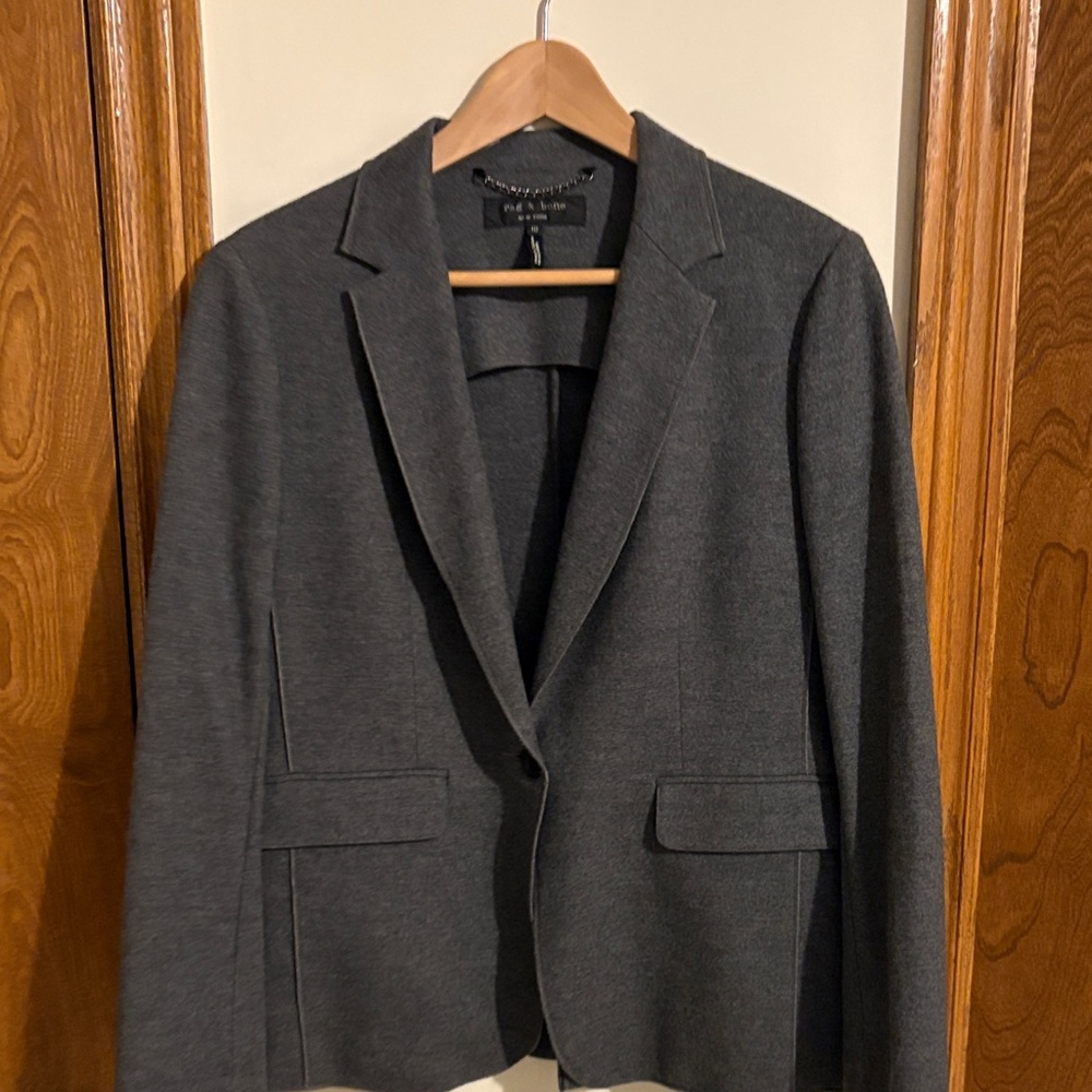 Rag & Bone Woman’s 100% Wool Gray Blazer
